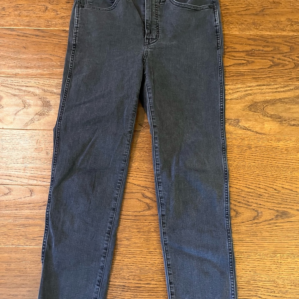 Madewell Stovepipe Women's Skinny Jeans - Dark Gray